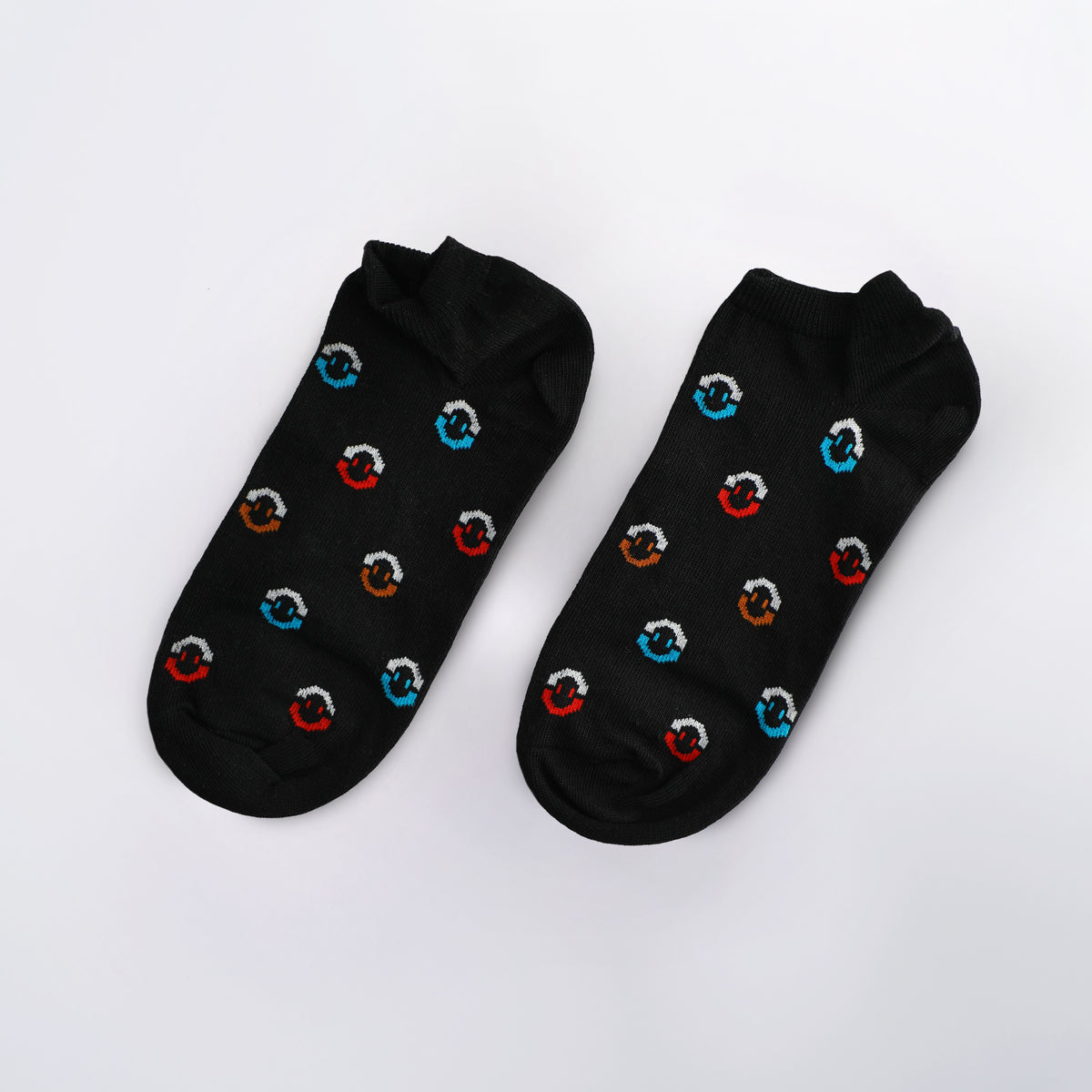Black pattern short