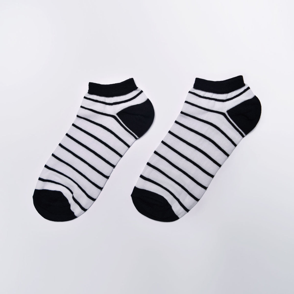Short Stripes White & Black