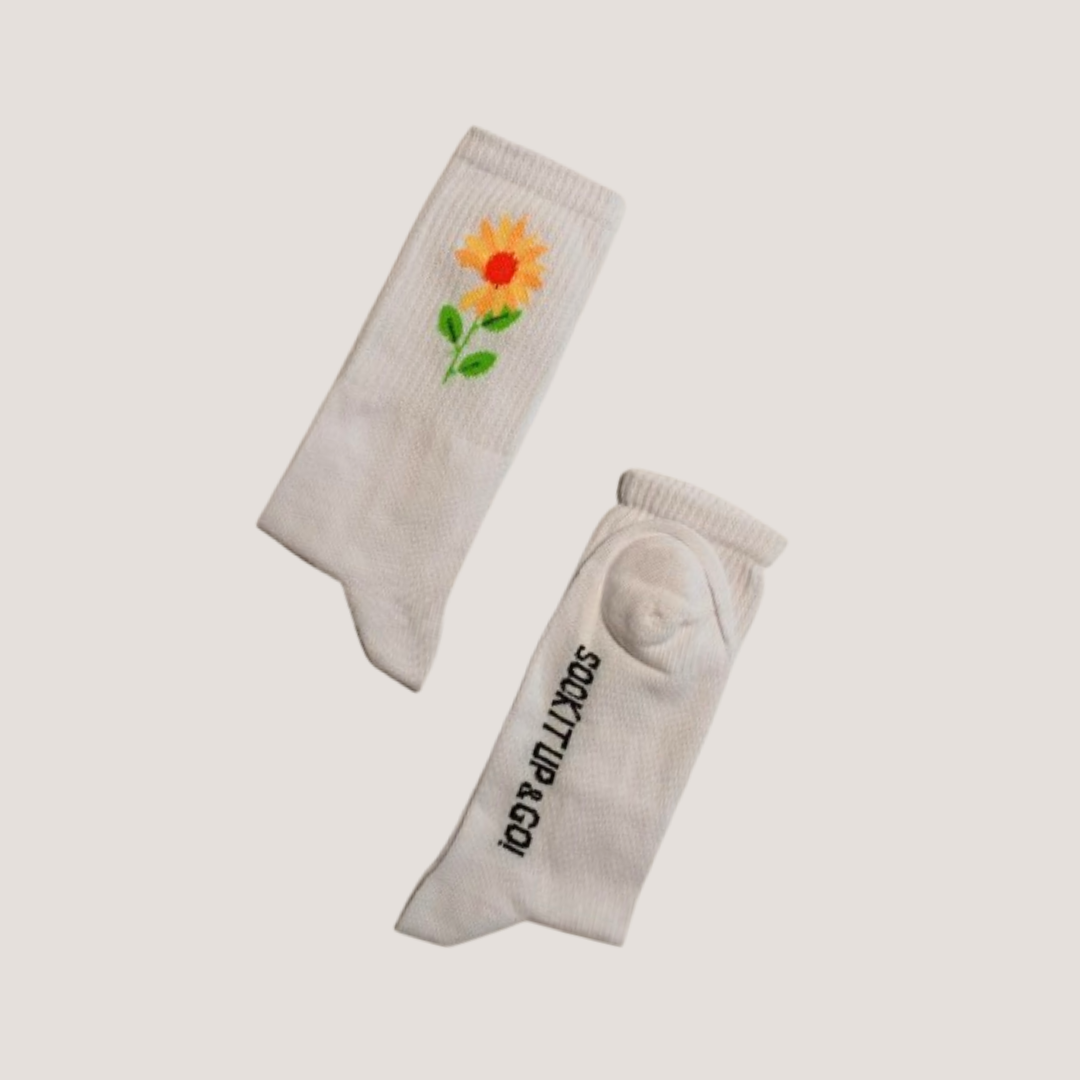 Clumsy Sunflower White