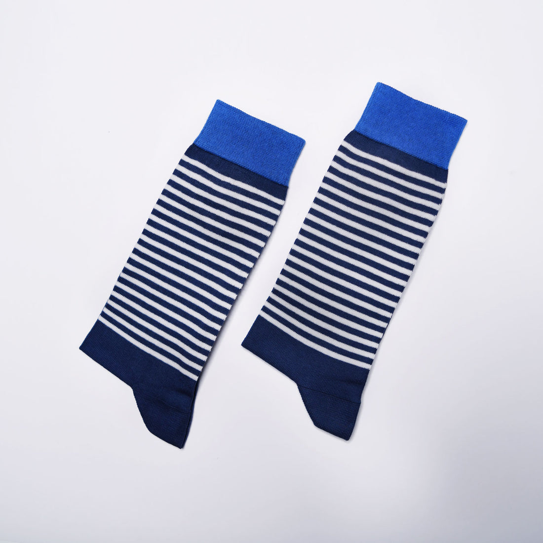 Persian-Blue Cuff &amp; Navy Toes
