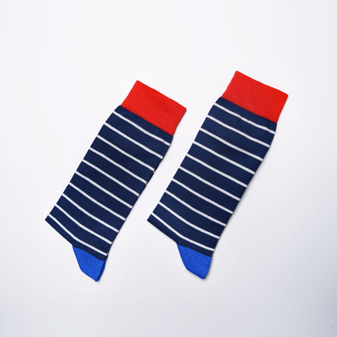 Red Cuff &amp; Blue Toes