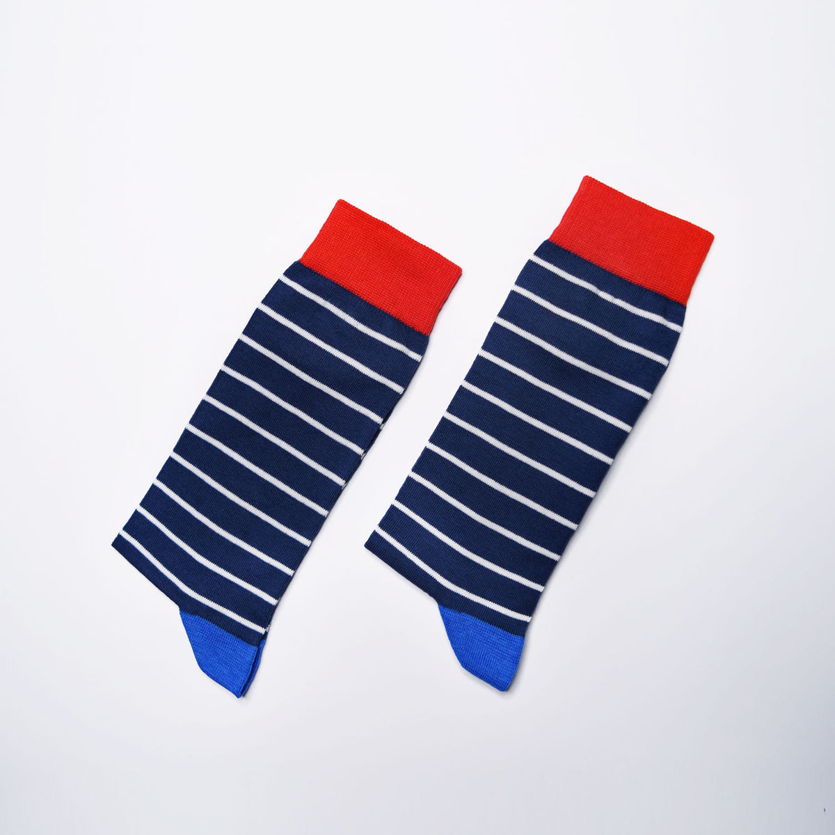 Red Cuff &amp; Blue Toes